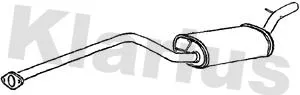 Exhaust Centre Muffler Middle Silencer Fits Ford C-max Focus Focus C-max