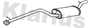 Exhaust Centre Muffler Middle Silencer Fits Ford C-max Focus Focus C-max