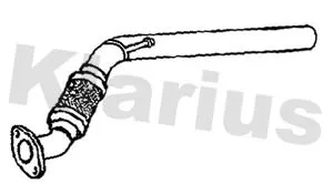 Klarius Centre Exhaust Pipe For Ducati Fiat 748 Ducato