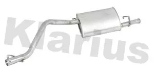 KLARIUS KLARIUS FT469X Rear Muffler Exhaust Silencer Back Box Fits Fiat Panda 