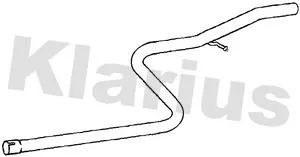 Klarius Centre Exhaust Pipe For Fiat Doblo