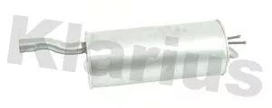KLARIUS KLARIUS FT847Q Rear Muffler Exhaust Silencer Back Box Fits Fiat Doblo 