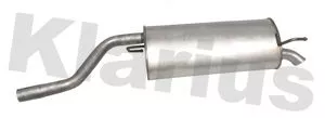 KLARIUS KLARIUS FT912W Rear Muffler Exhaust Silencer Back Box Fits Fiat 500l 