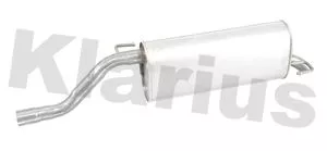 KLARIUS KLARIUS FT931T Rear Muffler Exhaust Silencer Back Box Fits Fiat Punto Punto Evo 