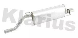 KLARIUS KLARIUS FT932Q Rear Muffler Exhaust Silencer Back Box Fits Fiat Punto Punto Evo 