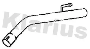 Klarius Rear Exhaust Pipe For Fiat Panda