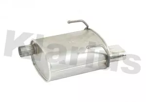 KLARIUS KLARIUS FT951M Rear Muffler Exhaust Silencer Back Box Fits Fiat 500 500 C 