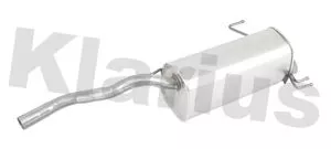 KLARIUS KLARIUS FT963W Rear Muffler Exhaust Silencer Back Box Fits Fiat Opel Vauxhall Combo Doblo 
