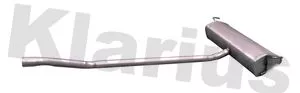 KLARIUS KLARIUS FT991E Rear Muffler Exhaust Silencer Back Box Fits Fiat Jeep 500x Renegade 