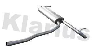 KLARIUS KLARIUS GM1096E Rear Muffler Exhaust Silencer Back Box Fits Opel Vauxhall Astra 