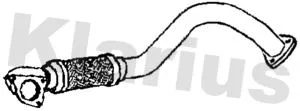 Klarius Front Exhaust Pipe For Opel Vauxhall Astra