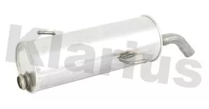 KLARIUS KLARIUS GM117E Rear Muffler Exhaust Silencer Back Box Fits Opel Vauxhall Corsa Corsavan 