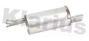 KLARIUS KLARIUS GM435L Rear Muffler Exhaust Silencer Back Box Fits Opel Vauxhall Corsa Tigra 