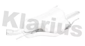 KLARIUS KLARIUS GM485M Rear Muffler Exhaust Silencer Back Box Fits Opel Vauxhall Zafira 