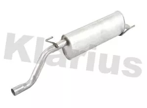 KLARIUS KLARIUS GM550T Rear Muffler Exhaust Silencer Back Box Fits Opel Vauxhall Corsa Corsavan 