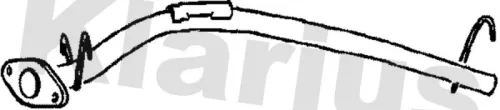 Klarius Rear Exhaust Pipe For Vauxhall Brava