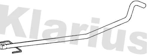 Klarius Centre Exhaust Pipe For Opel Vauxhall Astra