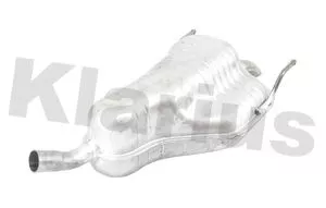 KLARIUS KLARIUS GM637P Rear Muffler Exhaust Silencer Back Box Fits Opel Vauxhall Zafira Zafira / Zafira Family 