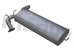 KLARIUS KLARIUS GM659H Rear Muffler Exhaust Silencer Back Box Fits Opel Vauxhall Antara 