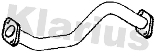 Klarius Front Exhaust Pipe For Opel Suzuki Vauxhall Agila Splash
