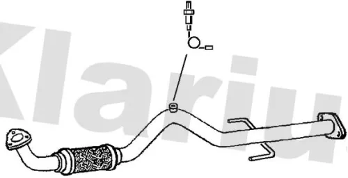 Klarius Front Exhaust Pipe For Opel Vauxhall Insignia