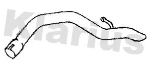 Klarius Rear Exhaust Pipe For Chevrolet Opel Vauxhall Astra Cruze