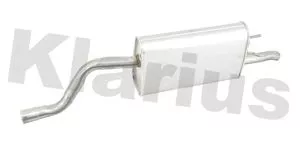 KLARIUS KLARIUS GM738Q Rear Muffler Exhaust Silencer Back Box Fits Opel Vauxhall Meriva 