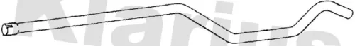 Klarius Centre Exhaust Pipe For Opel Vauxhall Zafira Zafira / Zafira Family