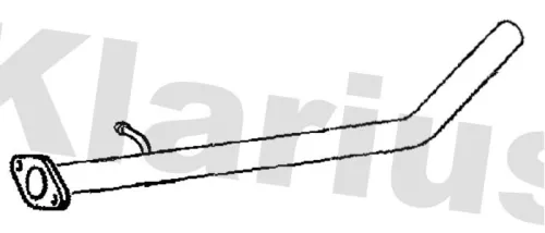 Klarius Centre Exhaust Pipe For Opel Vauxhall Mokka / Mokka X