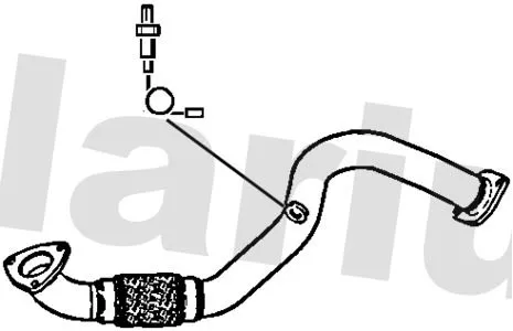 Klarius Front Exhaust Pipe For Opel Vauxhall Mokka / Mokka X