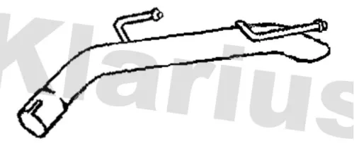 Klarius Rear Exhaust Pipe For Opel Vauxhall Adam