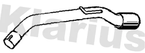 Klarius Rear Exhaust Pipe For Opel Vauxhall Adam