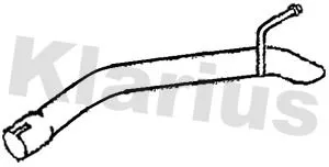 Klarius Rear Exhaust Pipe For Opel Vauxhall Astra