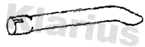 Klarius Rear Exhaust Pipe For Opel Vauxhall Astra
