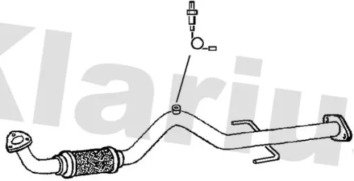 Klarius Front Exhaust Pipe For Opel Vauxhall Insignia