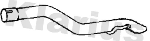 Klarius Rear Exhaust Pipe For Opel Vauxhall Insignia