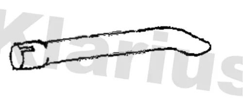 Klarius Rear Exhaust Pipe For Opel Vauxhall Zafira Zafira Tourer