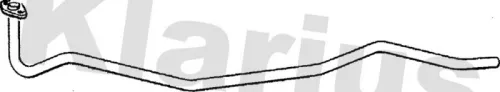 Klarius Front Exhaust Pipe For Opel Vauxhall Corsa Nova