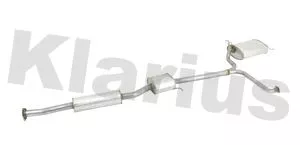 KLARIUS KLARIUS HA334H Rear Muffler Exhaust Silencer Back Box Fits Honda Accord 