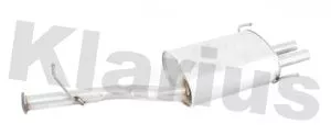 KLARIUS KLARIUS HA348L Rear Muffler Exhaust Silencer Back Box Fits Honda Prelude 