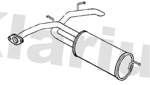 Rear Muffler Exhaust Silencer Back Box Fits Honda Civic