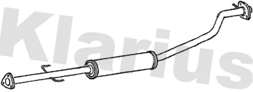 Klarius Centre Exhaust Pipe For Honda Cr-v