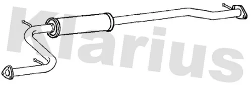 Klarius Centre Exhaust Pipe For Honda Hr-v