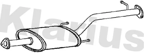 Exhaust Centre Muffler Middle Silencer Fits Honda Fr-v