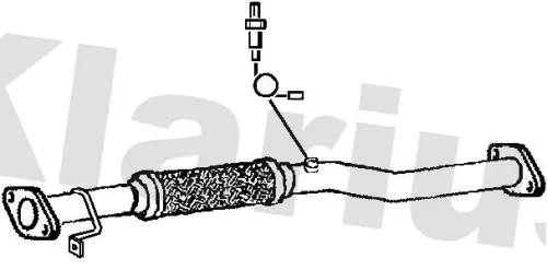Klarius Centre Exhaust Pipe For Hyundai Coupe