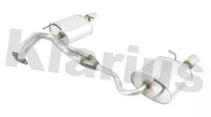 KLARIUS KLARIUS HY133W Rear Muffler Exhaust Silencer Back Box Fits Hyundai Coupe 