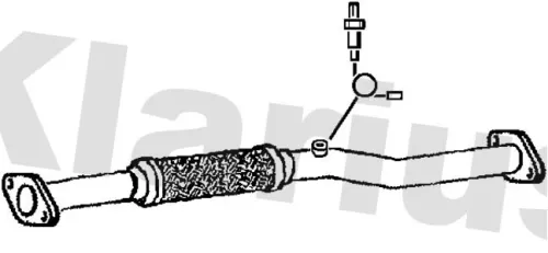 Klarius Centre Exhaust Pipe For Hyundai Coupe