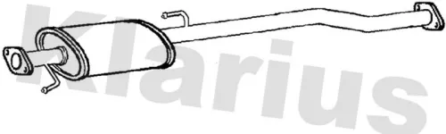 Exhaust Centre Muffler Middle Silencer Fits Hyundai Kia Sportage Tucson