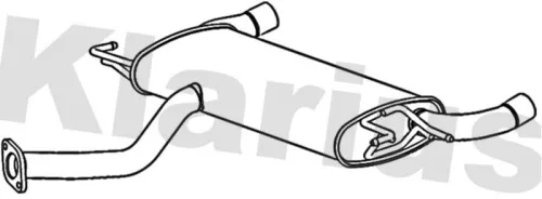 Rear Muffler Exhaust Silencer Back Box Fits Hyundai Kia Sportage Tucson