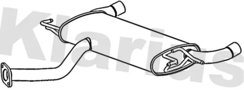 Rear Muffler Exhaust Silencer Back Box Fits Hyundai Kia Sportage Tucson